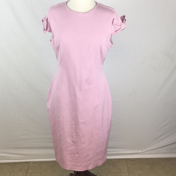 ted baker bow shoulder dress